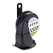 Produktbild perfk Universal 12V/130dB Druckluft Schnecke Hupe Lufthorn mit Wasserdichter Abdeckung, Blau/Schwarz - Schwarz