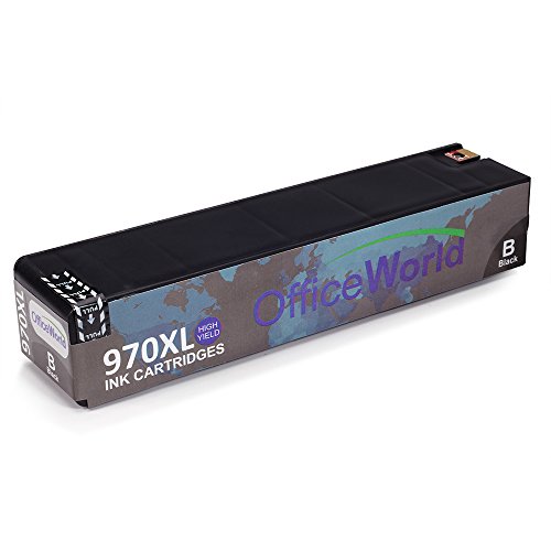 OfficeWorld Kompatible Patronen Ersatz für 970XL 971XL Druckerpatrone Hohe Kapazität mit Neuer Aktualisierter Chips für Officejet Pro X451dn X451dw X476dn X476dw X551dw X576dw - 4