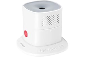 HEIMAN Mini Carbon Monoxide Detector Alarm, EN 50291,RED Dot, 10-Year Life Replaceable Battery Operated CO Detector,85dB Alarm
