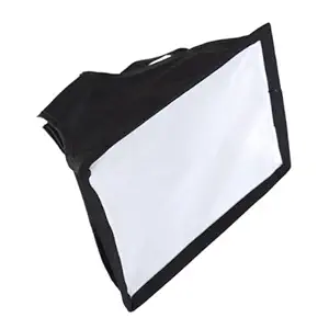 Stookin Universal Cloth Flash Bounce Diffuser for Canon Nikon Sony (White)