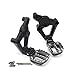 Produktbild CBFYKU Mklighttech for Honda X-ADV XADV X ADV 300 750 1000 2017-2019 Zubehör for Motorräder Folding Hintere Schritte for Beine (Farbe : Schwarz, Größe : Silber)