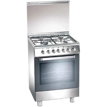 CUCINA TECNOGAS D52NXS 60x50 INOX FORNO GAS GRILL ELETTRICO MADE IN ...
