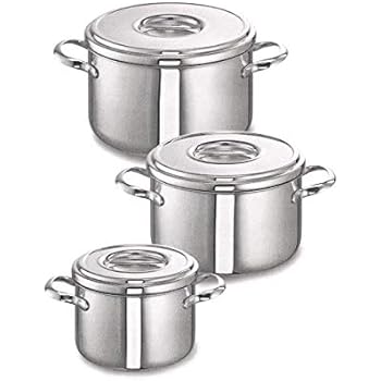 Schulte Ufer Topfset Romana i 3-teilig Edelstahl Induktion