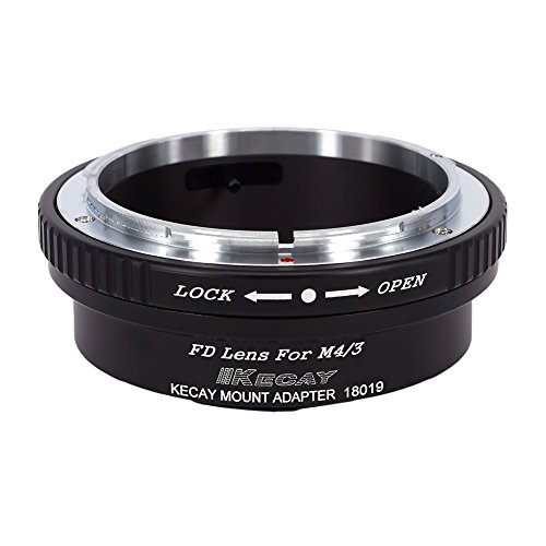 KECAY Anello Adattatore per Obiettivi Canon FD FL su Fotocamera Micro 4/3 M4/3 Micro Four Thirds Compatibile con Panasonic Lumix G3 G10 GX1 GH1 GH2 GF1 GF2 GF3 GF5 GH4 Olympus PEN E-M5 E-M10 FD-M4/3