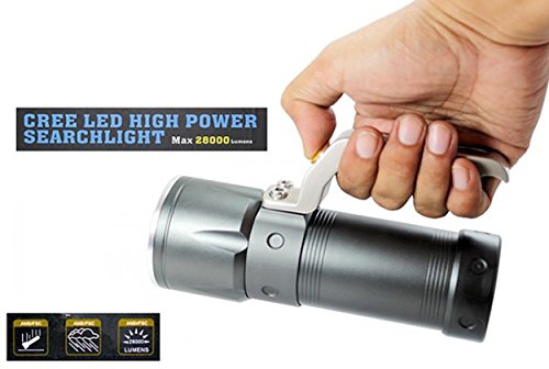 Cree LED Taschenlampe zoom Suchlicht 8000 Lumen XML-T6 2x Akku Flashlight - 4