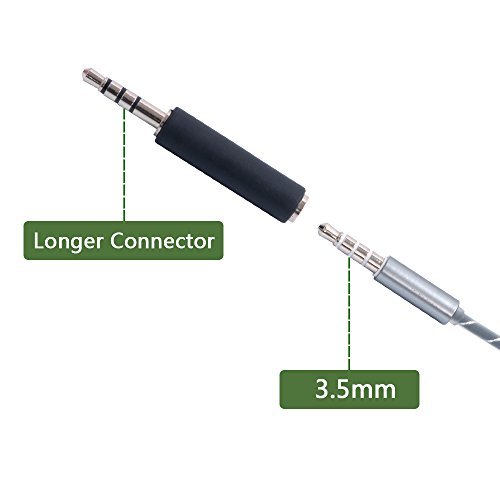 Adattatore Audio Jack per Blackview Rugged Smartphone, Connettore PiÃ¹ Lungo maschio a 3.5mm Femmina Jack Cuffie 100% per Blackview Cellulari