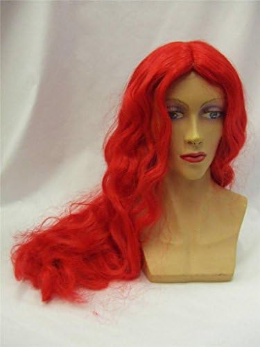 Ariel Wig ~ Bright Red Long ~ Mermaid ~ Wavey ~ 1980's Cartoon ~ Film