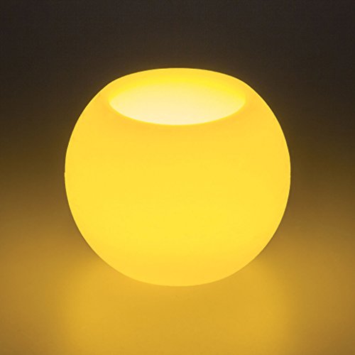 IMPORTEX vela forma a bola Marfil LED B/0 Llama de movimiento