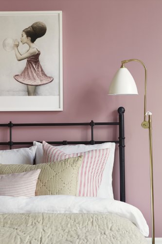 Pigment 7926 Vlies-Tapete Uni Dunkel-rosa – Deep Rose - 3