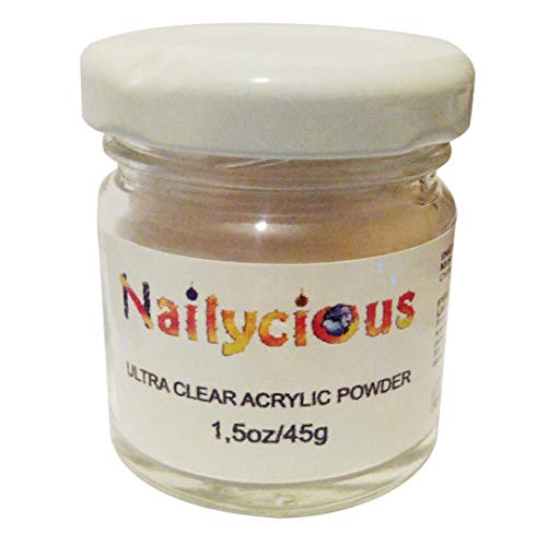 Polvere acrilica rosa chiarissimo per uso professionale, 45 g