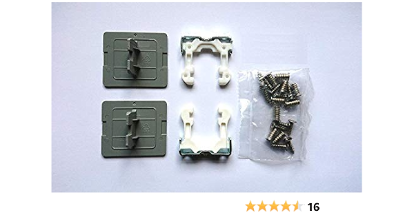 Original B Q Kitchen Soft Close Replacement Drawer Box Clip Fastner Bracket Set For Cooke Lewis And It Kitchen Ranges Amazon Co Uk Diy Tools