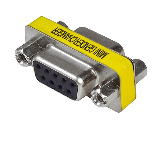 MENGS® 9 Pin RS232 DB9 Pin weiblichen zu weiblichen serielles Kabel Gender Changer Adapter-Stecker - 4