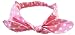 October Elf Baby Girl's Briefs Cotton Ruffle Bloomer and Headband Diaper Cover (S(0-6M), Pink+White)