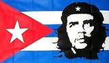 U24 Bandera de Cuba con Che Guevara 90 x 150 cm