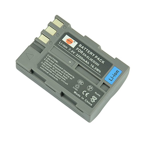 DSTE 2-Pack Rechange Batterie pour Nikon EN-EL3E D30 D50 D70 D70S D80 D90 D100 D200 D300 D300S DSLR D700 reviews DSTE 2-Pack Rechange Batterie pour Nikon EN-EL3E D30 D50 D70 D70S D80 D90 D100 D200 D300 D300S DSLR D700