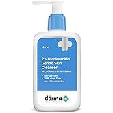 The Derma Co 2% Niacinamide Gentle Skin Cleanser for Sensitive, Dry, Normal Skin - 125 ml Non-Irritant | 100% Soap-Free | Non