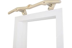 Gorilant - Mountain, barra de Dominadas para la pared sobre la puerta, barra de tracción, | fácil montaje | antideslizante | hasta 130 kg | ergonómica