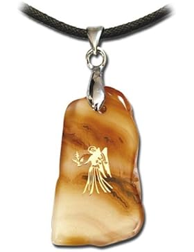 Amulett Talisman Anhänger / Achat - Sternzeichen Jungfrau - 24 August - 23 September