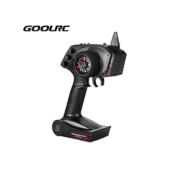 GoolRC TG3 Transmisor de Control Remoto Radio Digital 2.4GHz 3CH con Receptor para RC Barco Coche