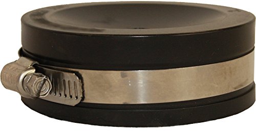 Flexible Endkappe aus PVC Elastomer dichten Rohre perfekt ab und sind dennoch flexibel. Gummirohrverschlüsse für die Abdichtung von Rohren im Haushalt und im Garten (90mm) - 2