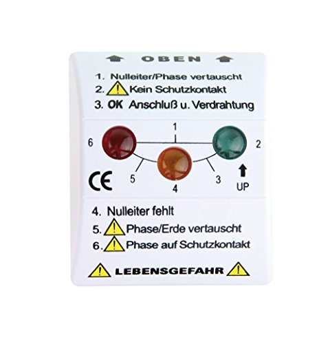 REV Ritter Steckdosen-Tester, weiß, 0037409012