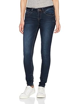 TOM TAILOR Denim Damen Slim Jeans Blue Jona with Details