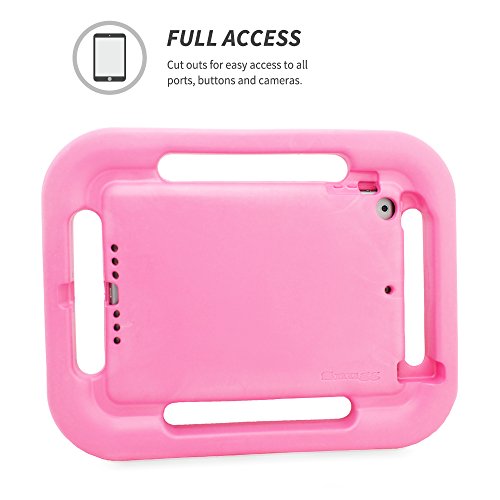 Snugg Kinder iPad Mini 1 und Mini 2 Hülle in Pink mit lebenslanger Garantie – stoß- und fallfestes Case aus EVA für Apple iPad Mini 1 und Mini 2 - 3
