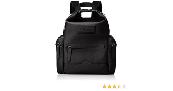 hunter rubberized leather backpack