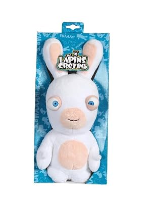 Gipsy peluche sonore gipsy lapins crétins bouche fermée 28 cm