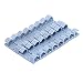 Produktbild Wudi 16 St. Bürowand-Kabelklemme Self Adhesive Kabelclips Strong-Halter-Organisator-Management-Blau Drähte