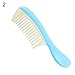 Price comparison product image BeonJFx Candy Color Anti Static Head Massage Hair Comb Hairbrush Detachable Portable - Purple Thin Teeth