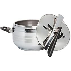 SWISS HOME Q0324 Autocuiseur en Acier inoydable 5l Zurich, Inoxydable, Gris, 22 cm