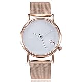 HWTOP Damen Armbanduhren Analog Display Quarz Uhren Analoge Quarzwerk Weibliche Uhr Edelstahl Armbanduhr Luxuriöses Geschäft Uhren Für Frauen Modeschmuck Geschenk