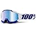 Produktbild 100% Motocross Brille Crossbrille Accuri Calgary Blau Weiß Klar Blau Verspiegelt Quad Atv Mx Sx Offroad Mtb (Verspiegelt)