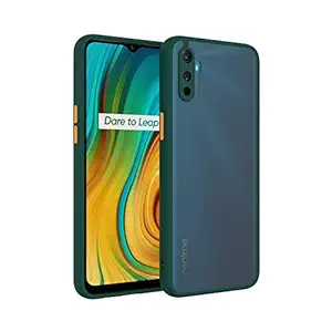 TrendStar Translucent Hybrid Realme C3 Back Case Cover | Smoked Matte Back | 360 Degree Protection | Protective Hard Back Case Cover