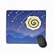 Produktbild Mouse pad Night Landscape Mountains Dark Sky Stars Big Moon which There Little Man Inside Falling Stars steelseries Keyboard
