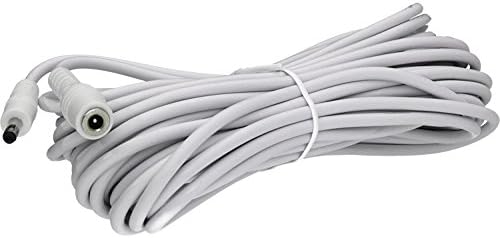 DC Verlängerungskabel, Stecker-Größe 3,5mm x 1,35mm - Länge: 10m - weiß / DC Leitungen-Zubehör
