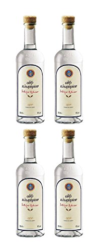 Spar Set: 4 Flaschen Ouzo Plomari 0,2-Liter ( 4 x 0,2-Liter )