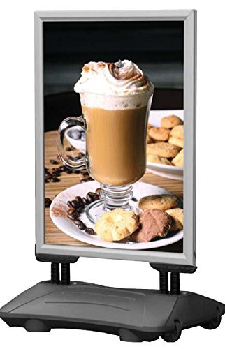 Signware Waterproof Pavement Display Sign, Wind Resistant Forecourt Advertising Board (A1)