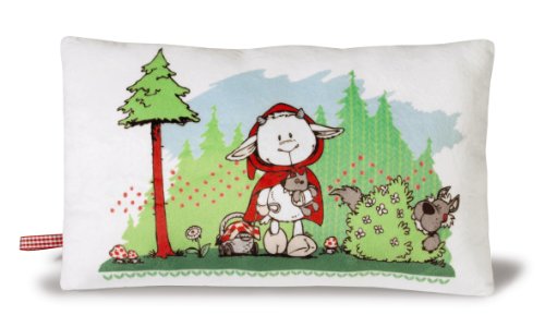 Nici 36192 - Kissen Zicklein Melly, Plüsch, rechteckig, 43 x 25 cm