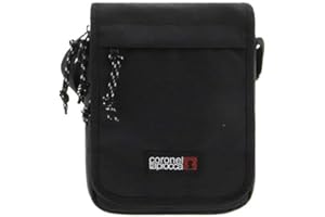 Coronel Tapiocca Homme Bandoulière Denim Sac Bandouli re Noir, Noir, 19x24x5 EU