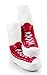 Mocc Ons By Sock Ons RED Sneaker size 18-24 Months - NEW DESIGN!
