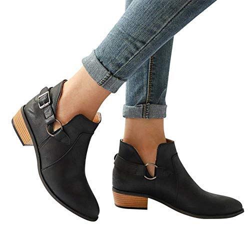 low flat ankle boots