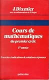 Cours de mathématiques, 1re année