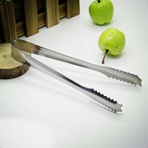 Gazechimp Doppelwandiger Edelstahl Eimer Wein Kühler Mit Deckel Bar 3L, Zuckerzange 15cm - 6