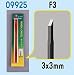 Produktbild Trumpeter 09925 Werkzeug: F3 Meissel, 3 x 3 mm