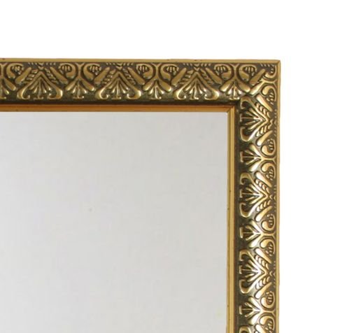 Schminkspiegel Spiegel rechteckig Wandspiegel 34,5 x 44,5 x 1,5 cm Gold Barock - 2