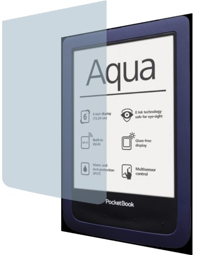 Preisvergleich Produktbild PocketBook Aqua ENTSPIEGELNDE PREMIUM Displayschutzfolie Bildschirmschutzfolie von 4ProTec ( 2 Stück ) KRATZFEST UND PASSGENAU