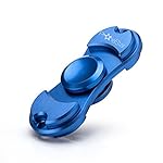 Fidget Toy Aluminium Hand Finger Spinner Handspielzeug für Jung und Alt [High-Speed Keramik Kugellager] neues Modell in blau