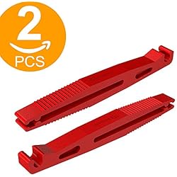ACT Lot de 2 Lame de verre Fuse Puller Outil d'insertion Standard ATS Car fusibles Box Fup2 Pince à long bec (Rouge)